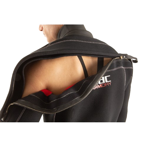 Seac Warm Dry 4mm Dry Suit Back Zipper Demonstration
