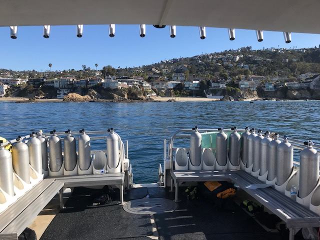 The deck of the Riviera Charters Boat