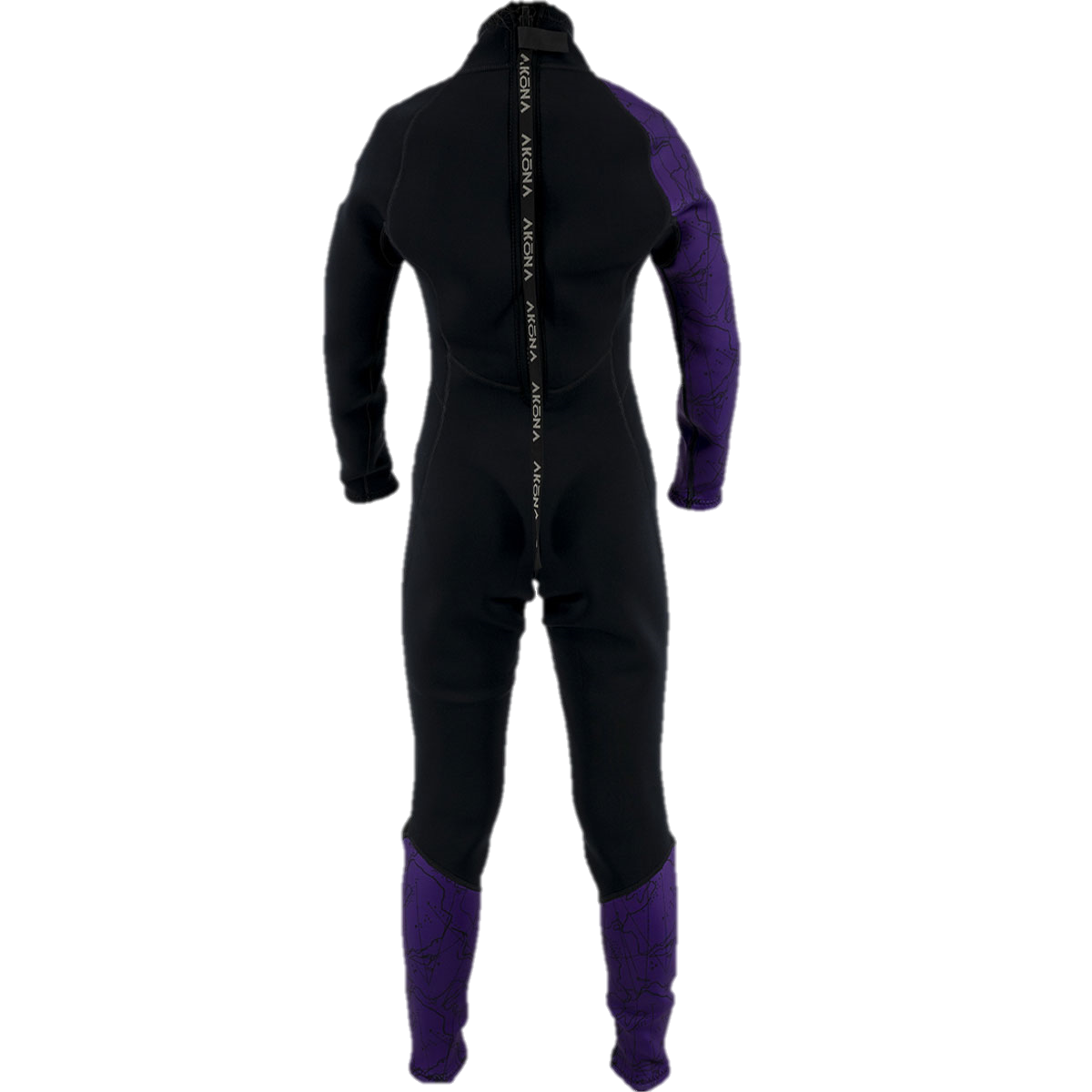 Akona 3.2mm Kid's Full Suit Wetsuit - Purple