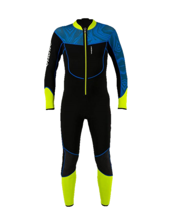 Akona 3/2 Men's Front Zip Tropic Full Suit Wetsuit