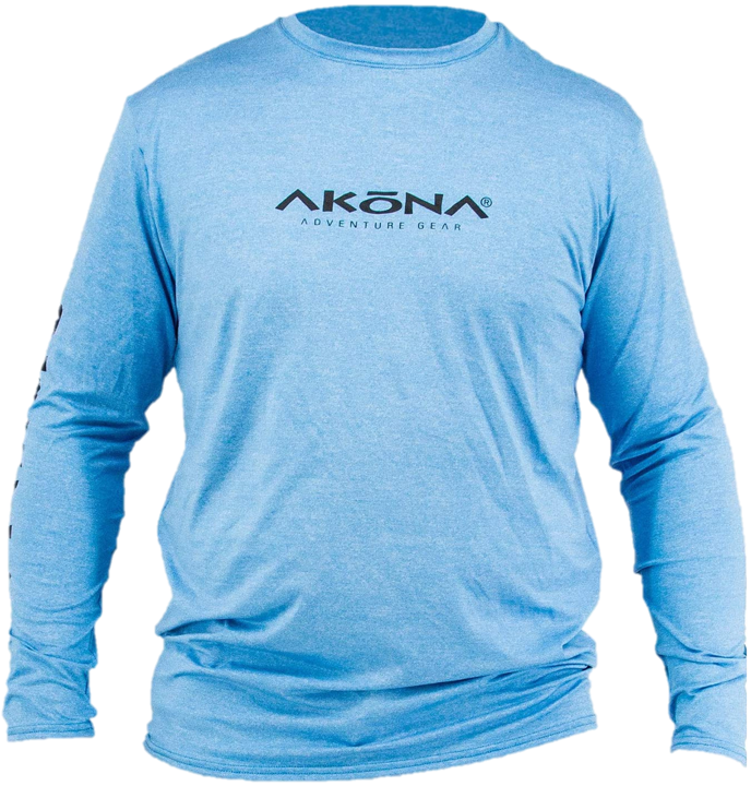 Akona Men's Long Sleeve Sun Shirt Blue