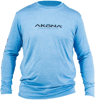 Akona Men's Long Sleeve Sun Shirt Blue