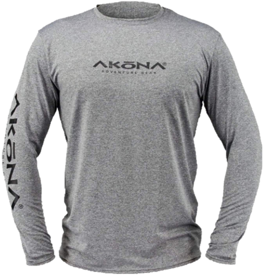 Akona Men's Long Sleeve Sun Shirt Titanium