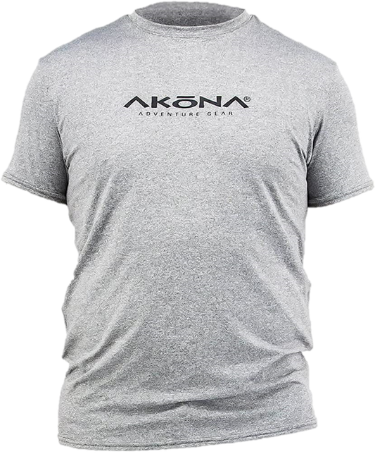 Akona Men's Short Sleeve Sun Shirt Titanium