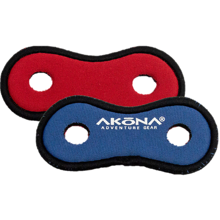 Akona Neoprene Snorkel Keeper Aqua & Red