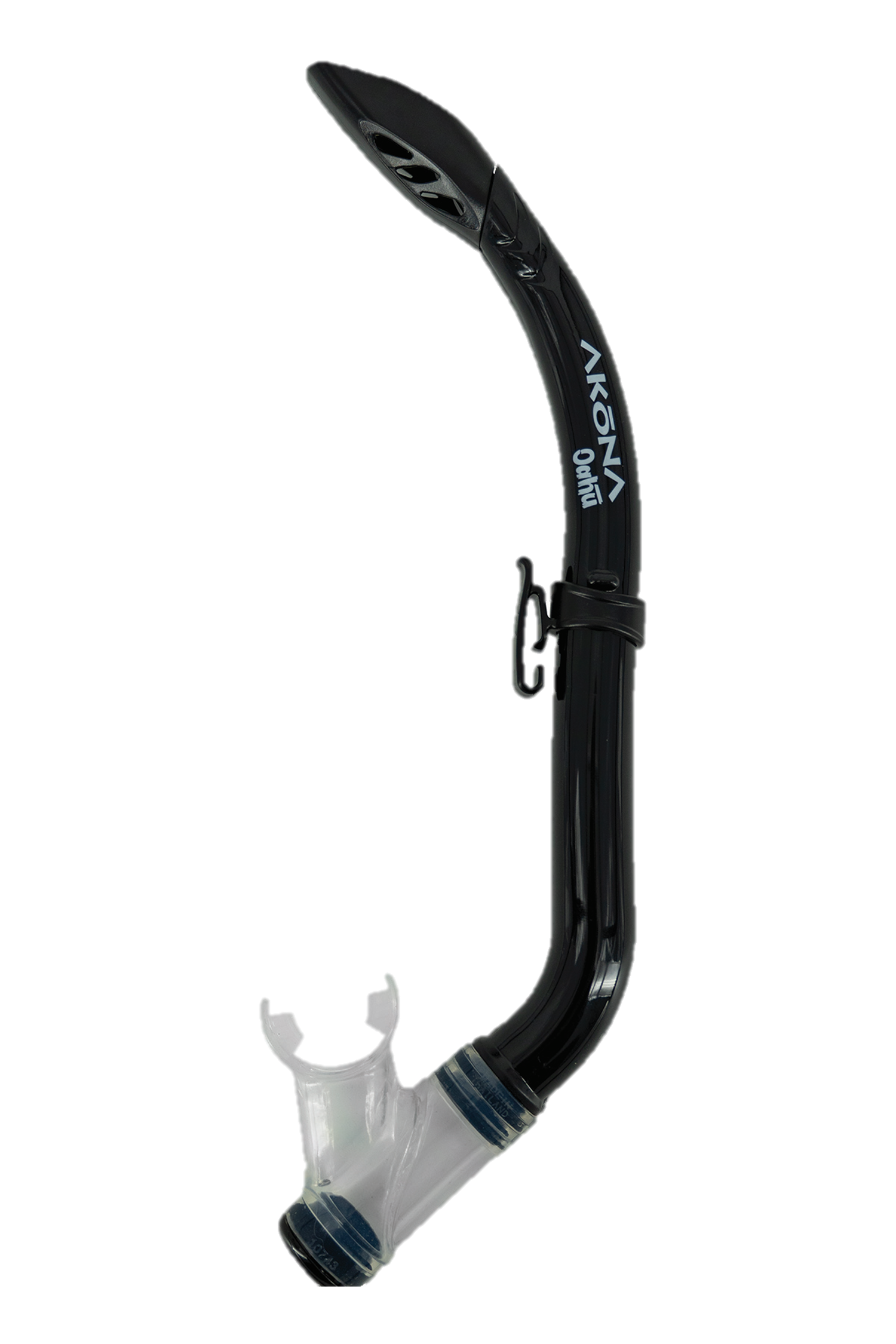 Akona Oahu Jr. Snorkel Black