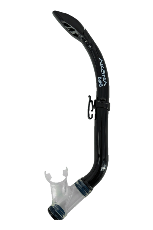 Akona Oahu Jr. Snorkel Black