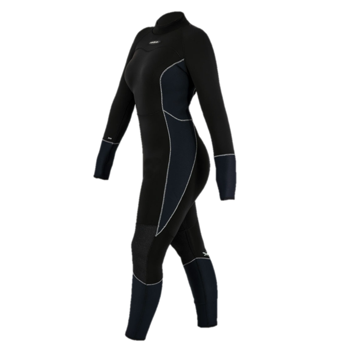 Akona Phantom Women's 3mm Quantum Stretch Back Zip Full Suit Wetsuit