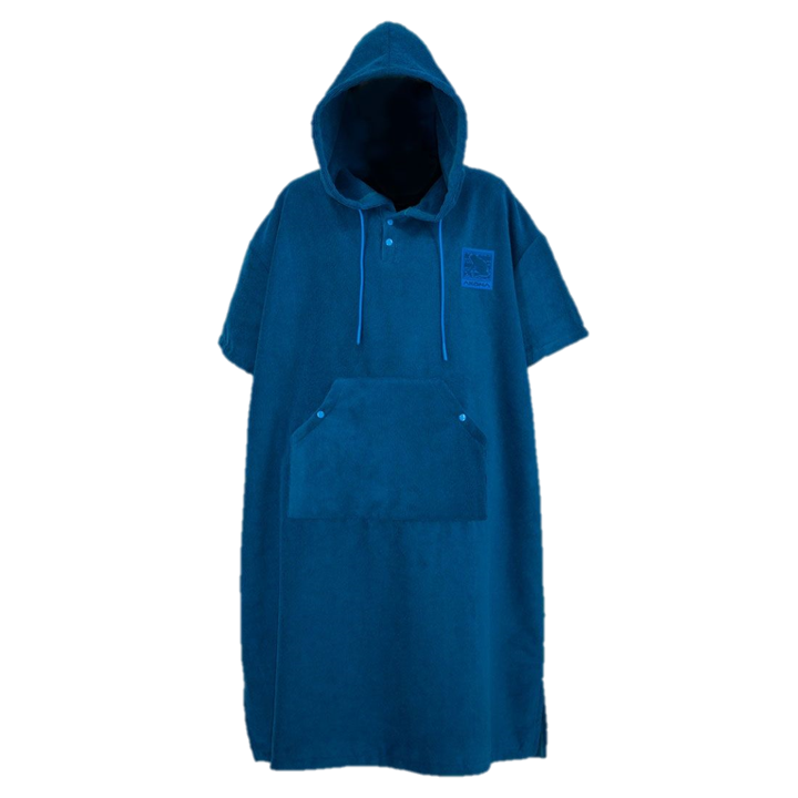 Akona Tulum Microfiber Poncho - Blue