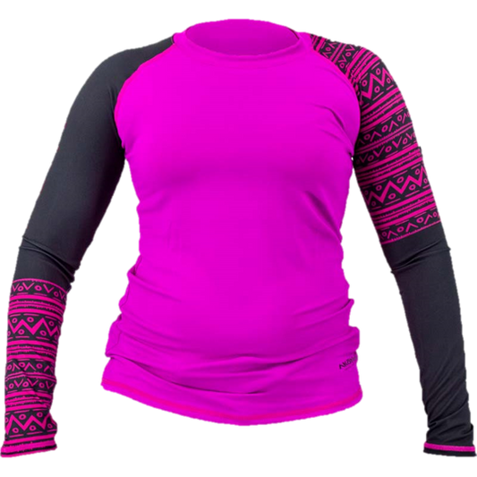 Akona Women's Long Sleeve Sun Shirt Magenta