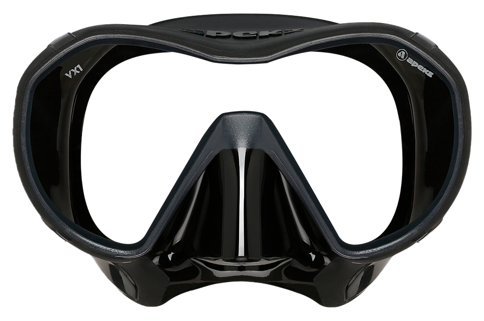 Apeks VX-1 Mask Black Pure Clear Lens