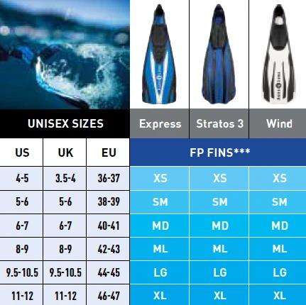 Aqua Lung Express Full Foot Fins