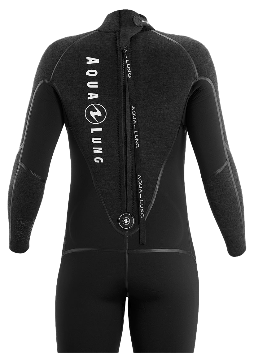 Aqua Lung Men's 3mm AquaFlex Wetsuit Black/Charcoal 