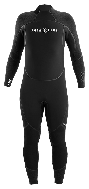 Aqua Lung Men's 3mm AquaFlex Wetsuit Black/Charcoal