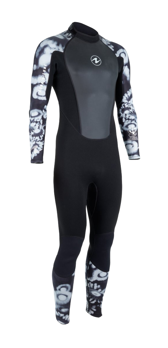 Aqua Lung Men's HydroFlex 3mm Wetsuit Black/White Camo