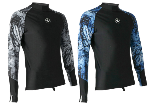 Aqua Lung Men's Long Sleeve Aqua Rash Guard