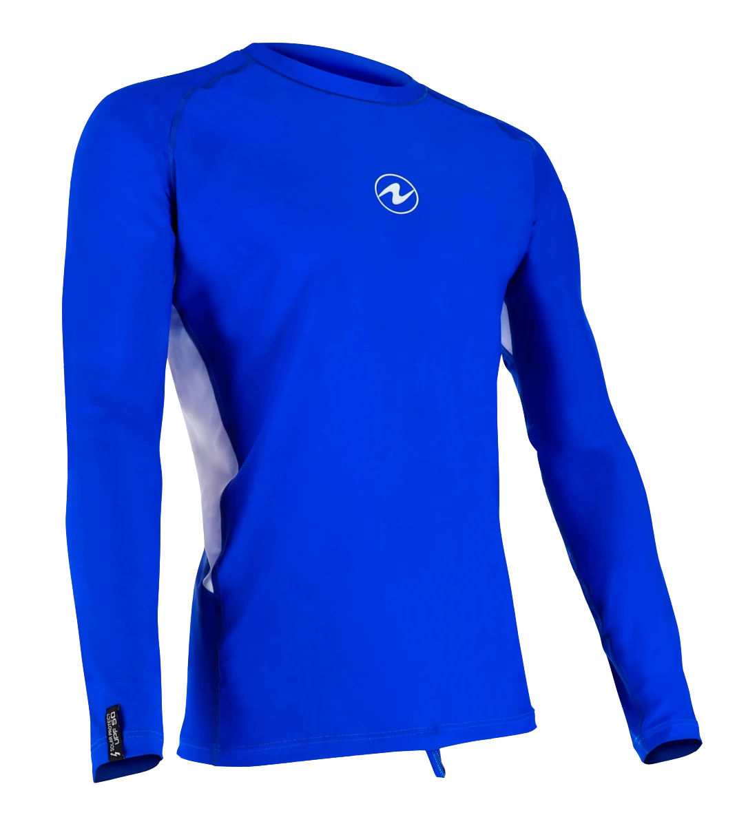 Aqua Lung Men's Loose Fit Long Sleeve Rash Guard Blue