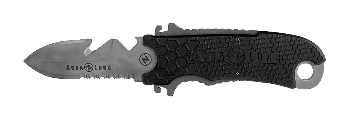 Aqua Lung Small Squeeze Dive Knife Titanium Spear