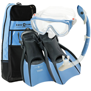 AquaLung Sport Diva 1 Island Dry LX Trek Snorkeling Set