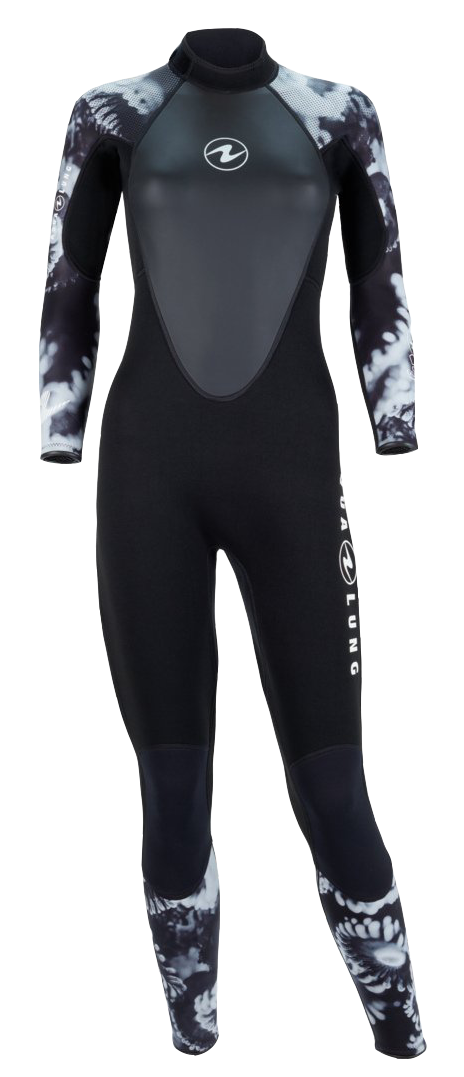 Aqua Lung Women's HydroFlex 3mm Wetsuit Black/White Camo