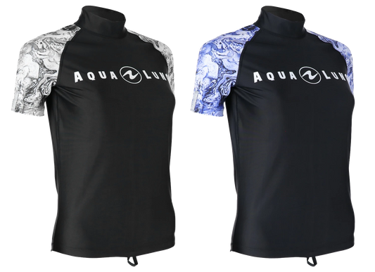 Aqua Lung Women's Short Sleeve Aqua Rash Guard