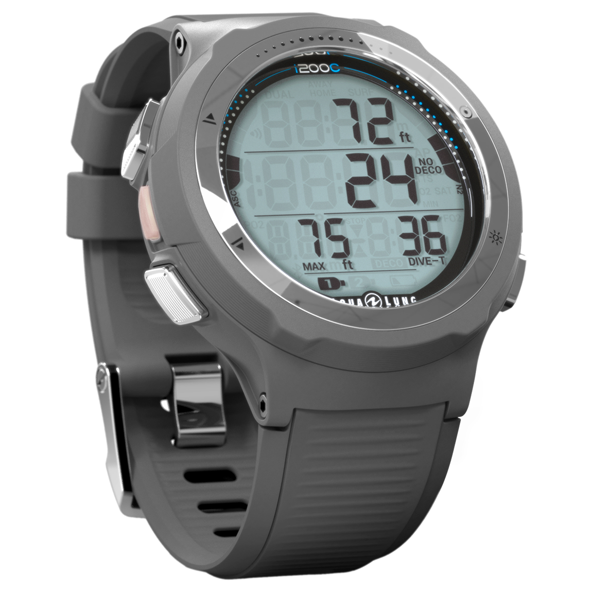 Aqua Lung i200C Wrist Computer Dark Charcoal