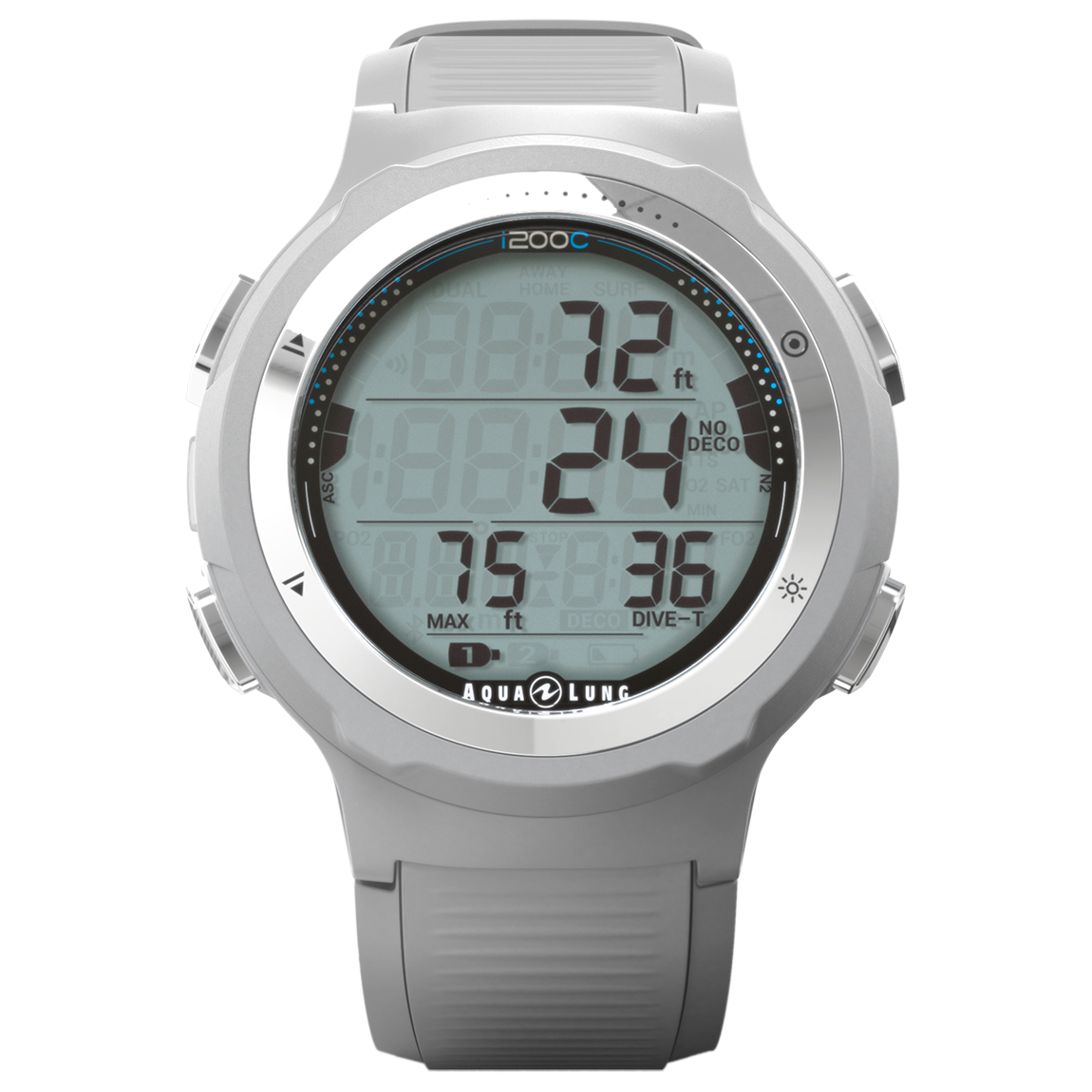 Aqua Lung i200C Wrist Computer Light Gray