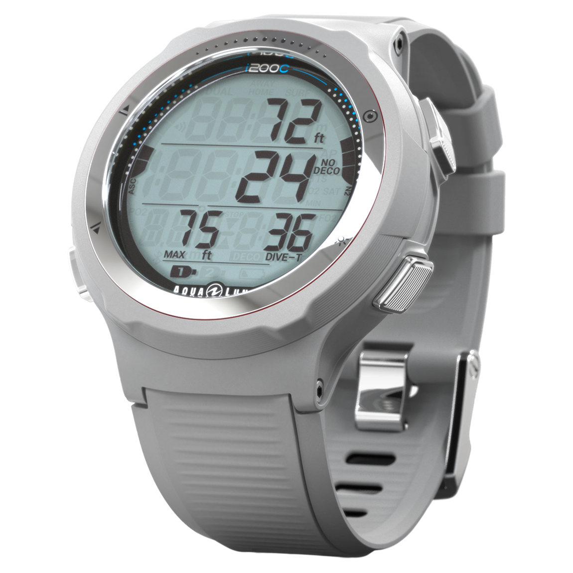 Aqua Lung i200C Wrist Computer Light Gray