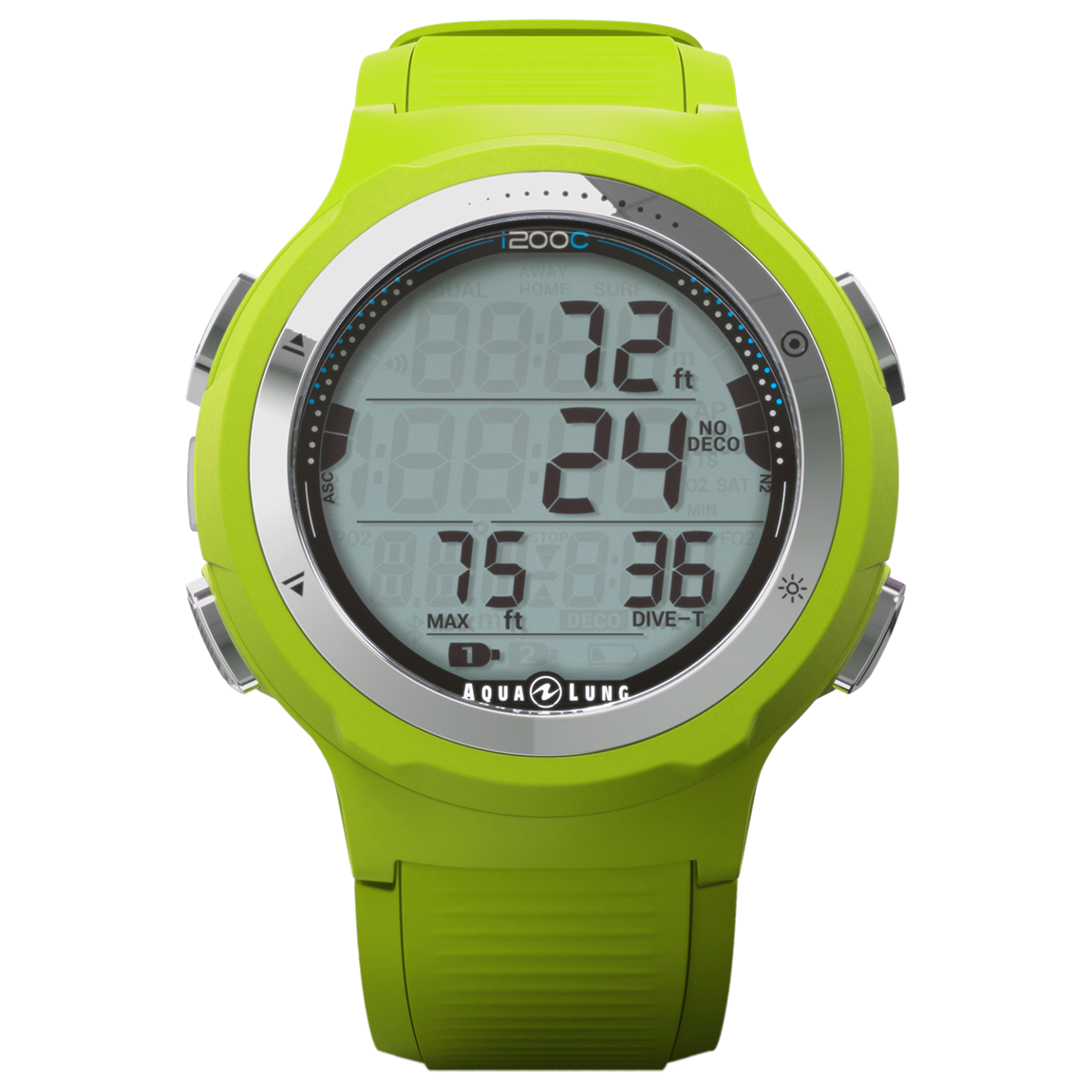 Aqua Lung i200C Wrist Computer Lime