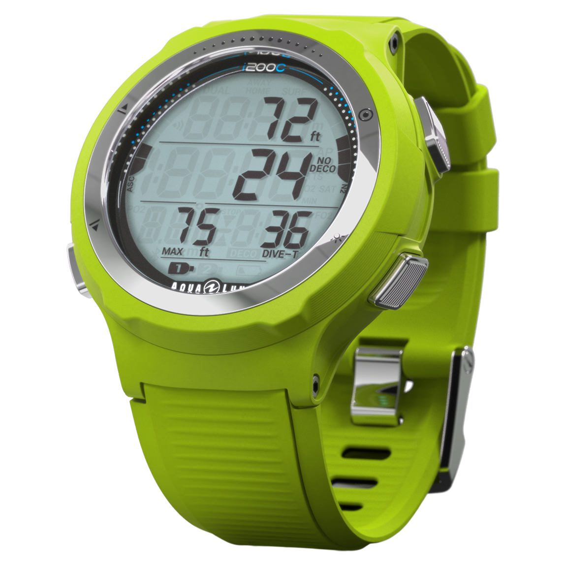 Aqua Lung i200C Wrist Computer Lime