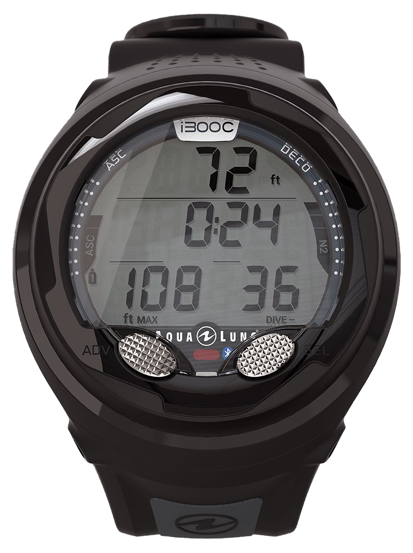 Aqua Lung i300C Wrist Computer Black/Grey