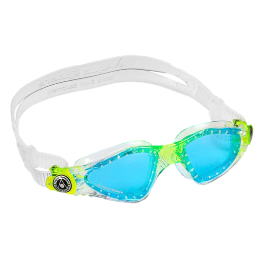 Aqua Sphere Kayenne Jr Blue Lens - Tanslucent & Bright Green