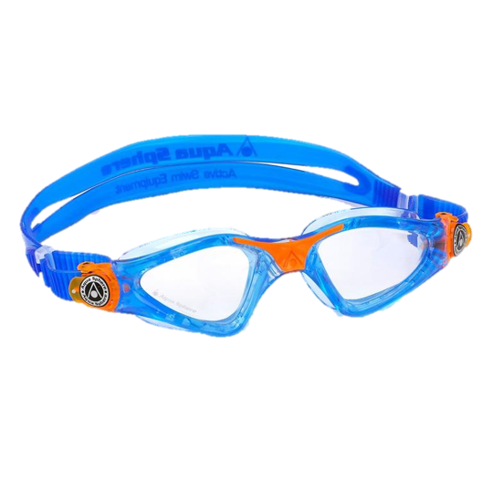 Aqua Sphere Kayenne Jr Clear Lens - Blue & Orange