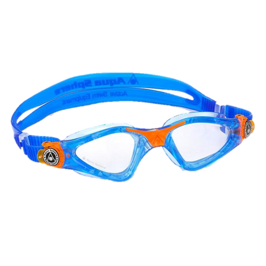 Aqua Sphere Kayenne Jr Clear Lens - Blue & Orange