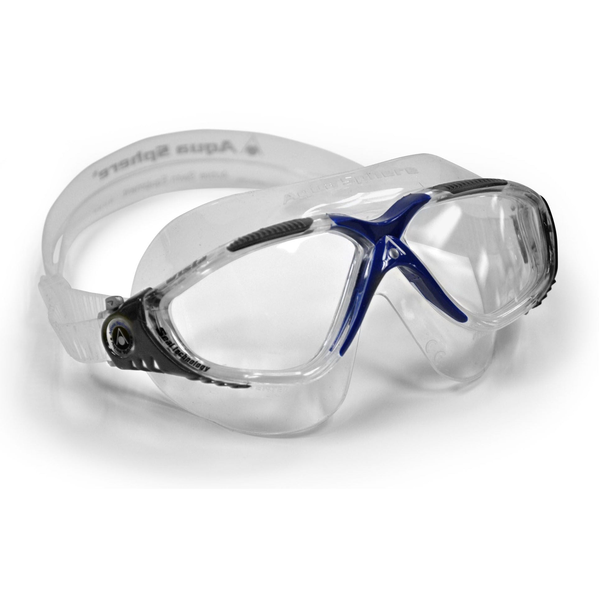 Aqua Sphere Vista Clear Lens Translucent Dark Grey