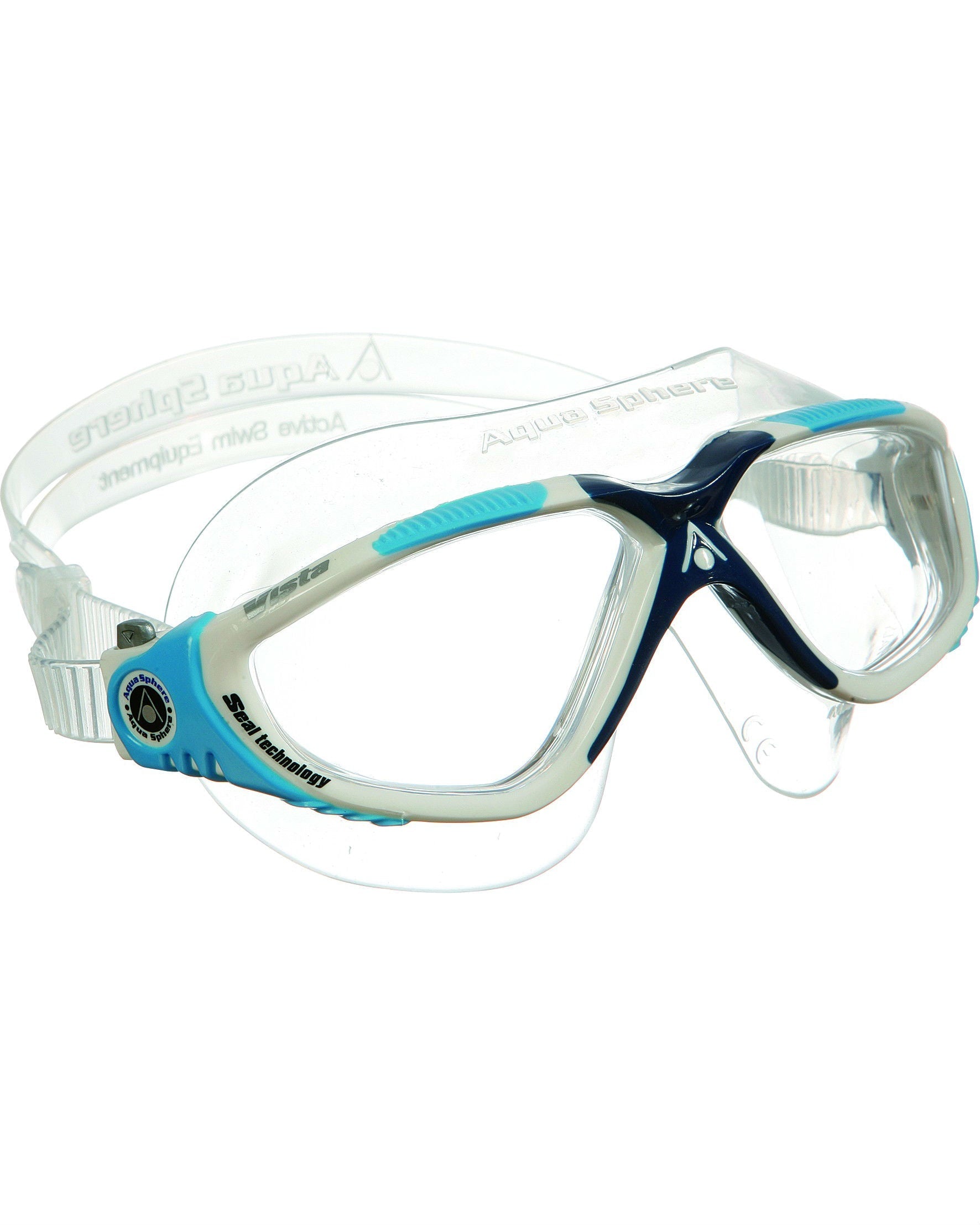 Aqua Sphere Vista Clear Lens Turquoise Blue