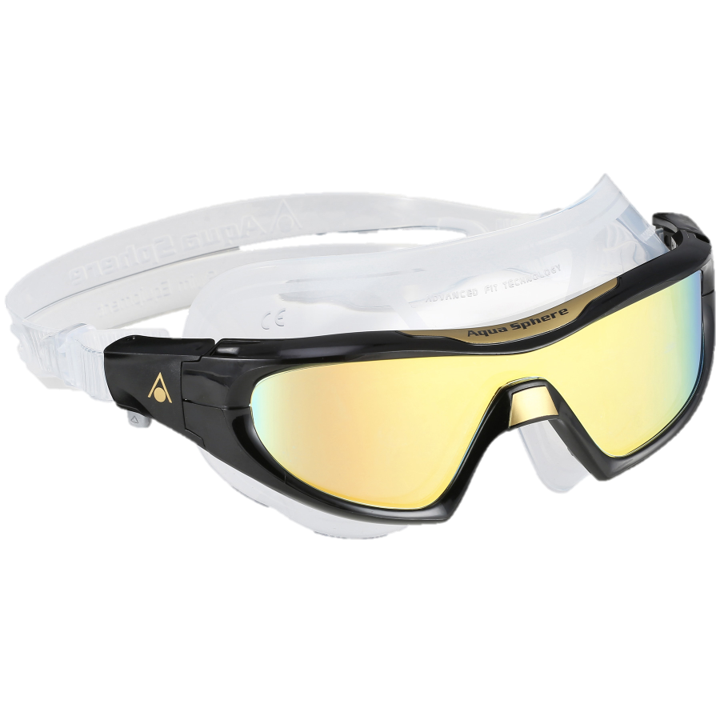 Aquasphere Vista Pro Gold Multi-Mirror Lens Black