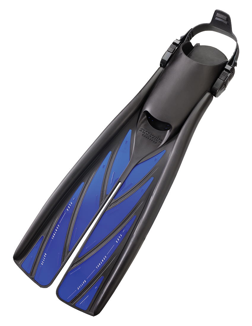 Atomic Aquatics Split Fins Blue