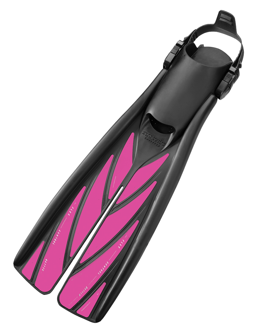 Atomic Aquatics Split Fins Pink