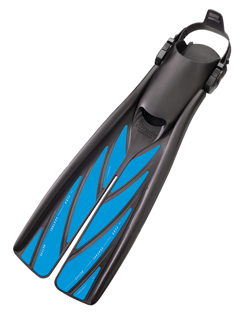 Atomic Aquatics Split Fins Royal Blue