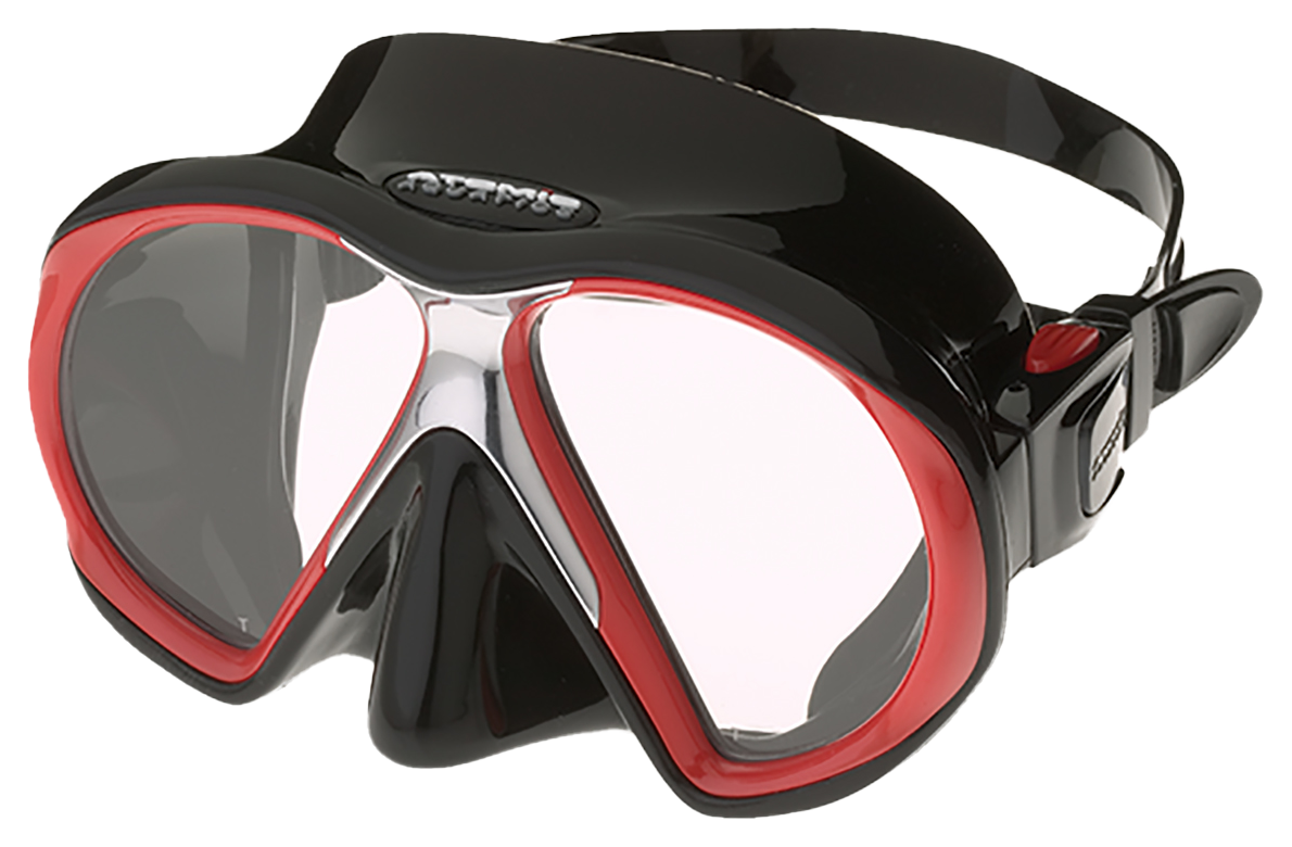 Atomic Aquatics Subframe Mask Black/Red