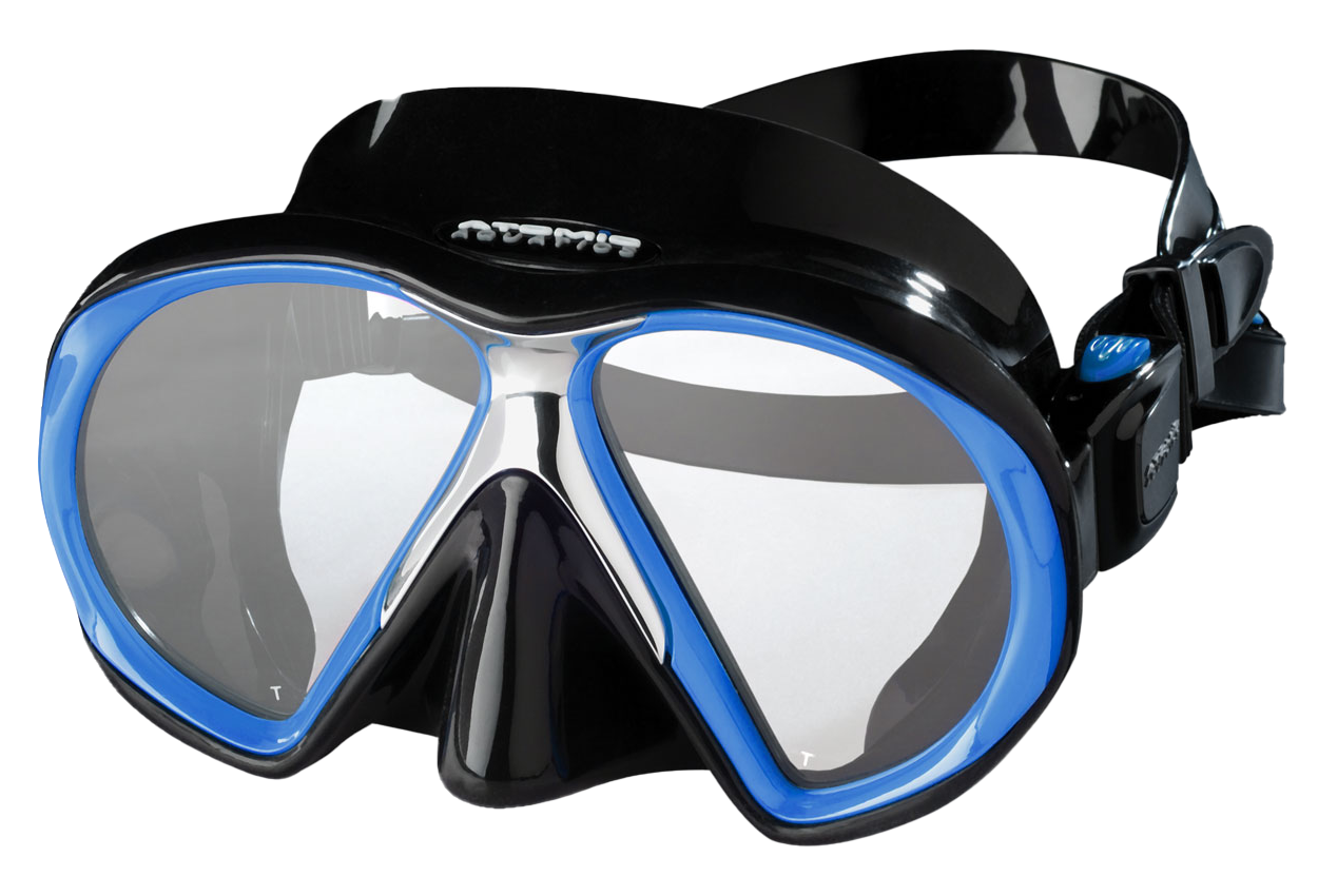 Atomic Aquatics Subframe Mask Black/Royal Blue