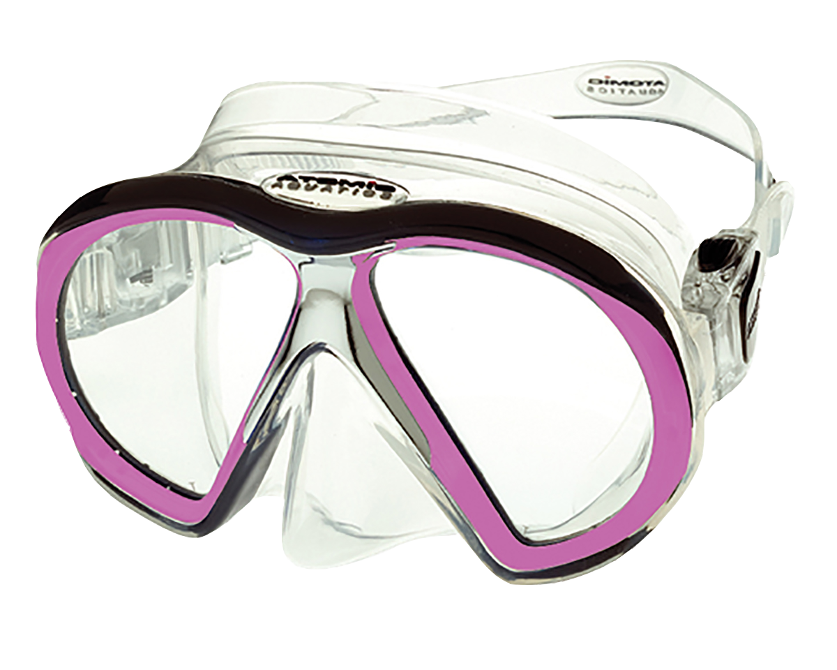 Atomic Aquatics Subframe Mask Clear/Pink