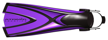 Atomic Aquatics X1 Open Heel Blade Fins Purple