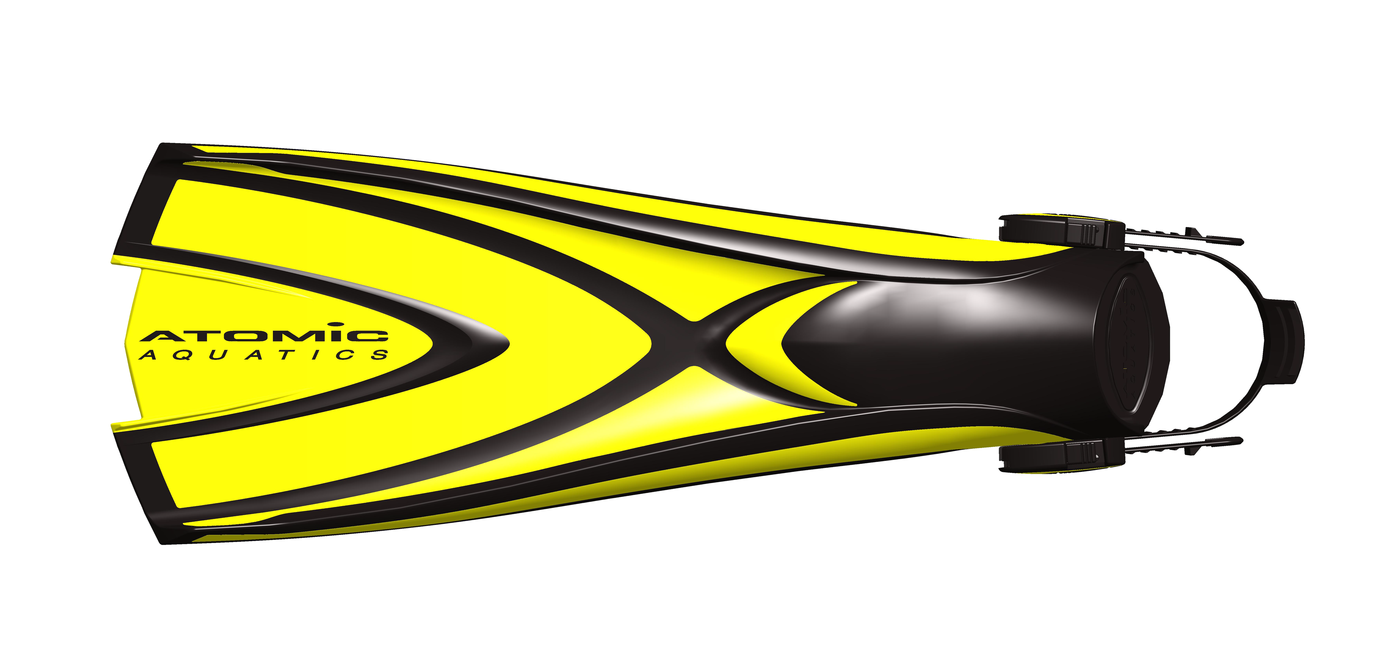 Atomic Aquatics X1 Open Heel Blade Fins Yellow