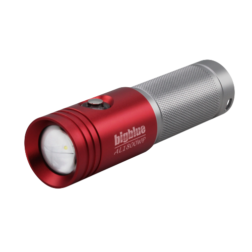 Big Blue 1800 Lumen Wide Beam Dive Light - Red