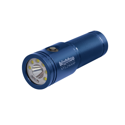 Big Blue 2900 Lumen Dual Beam Dive Light - Blue