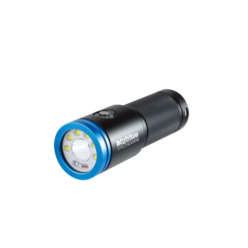 Big Blue 2900 Lumen Dual Beam Dive Light - w/ Blue Light