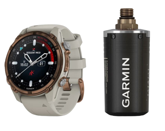 Garmin MK3i Dive Computer w/ T2 Transceiver - Bronze & French Gray