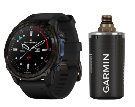 Garmin MK3i Dive Computer w/ T2 Transceiver - Carbon Gray & Black 